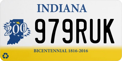 IN license plate 979RUK