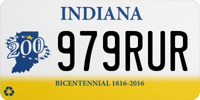 IN license plate 979RUR