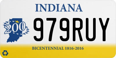 IN license plate 979RUY