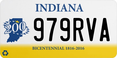 IN license plate 979RVA