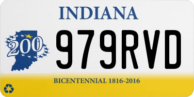 IN license plate 979RVD