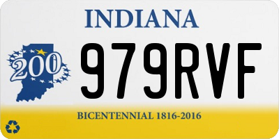 IN license plate 979RVF