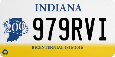 IN license plate 979RVI