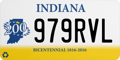IN license plate 979RVL