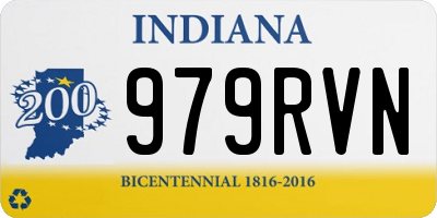 IN license plate 979RVN