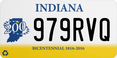 IN license plate 979RVQ