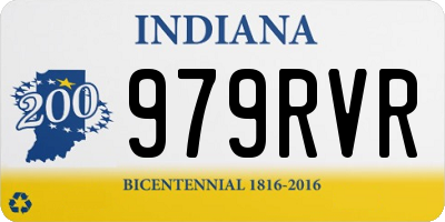 IN license plate 979RVR