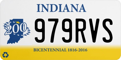 IN license plate 979RVS