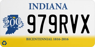 IN license plate 979RVX