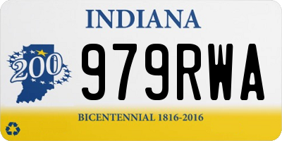 IN license plate 979RWA