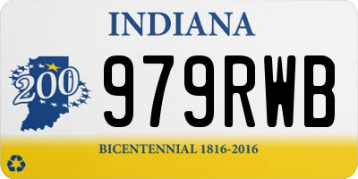 IN license plate 979RWB