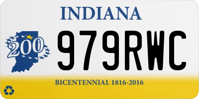 IN license plate 979RWC