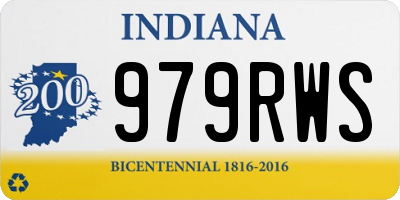 IN license plate 979RWS
