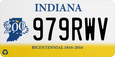 IN license plate 979RWV