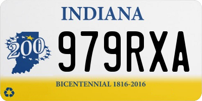IN license plate 979RXA