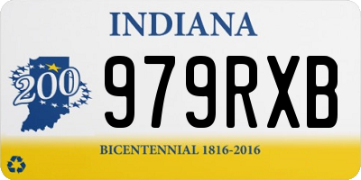 IN license plate 979RXB