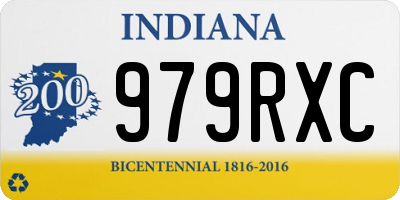 IN license plate 979RXC