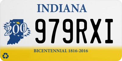 IN license plate 979RXI