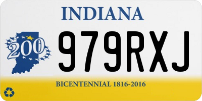 IN license plate 979RXJ