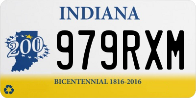 IN license plate 979RXM