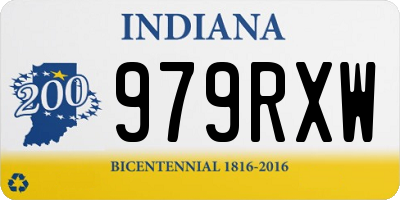 IN license plate 979RXW