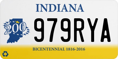 IN license plate 979RYA