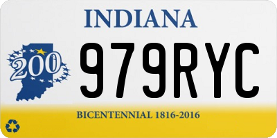 IN license plate 979RYC
