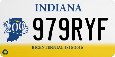 IN license plate 979RYF