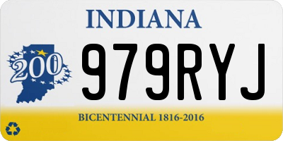 IN license plate 979RYJ