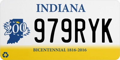 IN license plate 979RYK