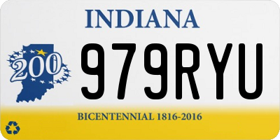 IN license plate 979RYU