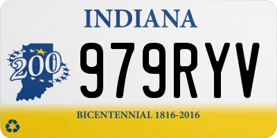 IN license plate 979RYV
