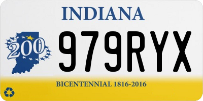 IN license plate 979RYX