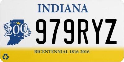 IN license plate 979RYZ
