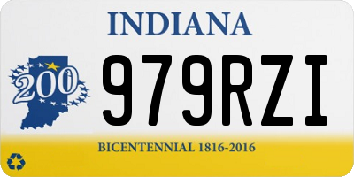 IN license plate 979RZI