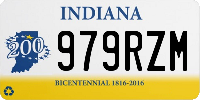 IN license plate 979RZM