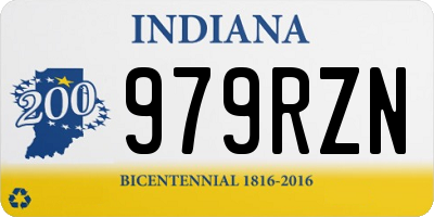 IN license plate 979RZN