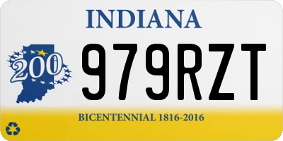 IN license plate 979RZT