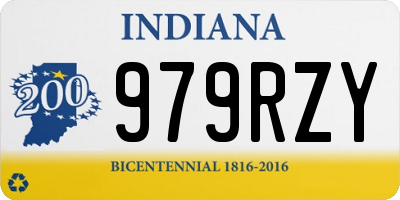 IN license plate 979RZY