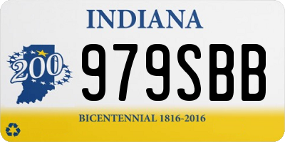 IN license plate 979SBB