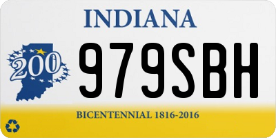 IN license plate 979SBH