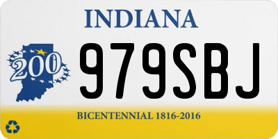 IN license plate 979SBJ