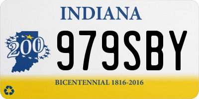 IN license plate 979SBY