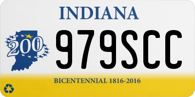 IN license plate 979SCC