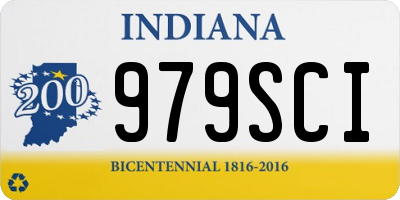 IN license plate 979SCI