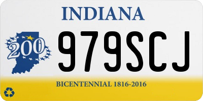 IN license plate 979SCJ
