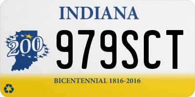 IN license plate 979SCT
