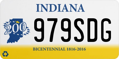 IN license plate 979SDG