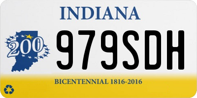 IN license plate 979SDH