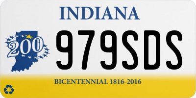 IN license plate 979SDS